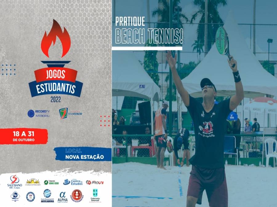 Sexta-feira será de handebol e beach tennis nos Jogos Estudantis Record TV  / Academia Nova Estação - GF Esporte