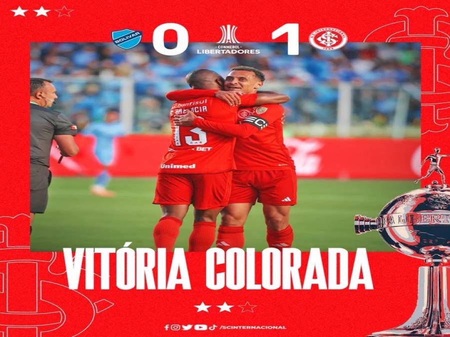 Na altitude de La Paz, Inter vence o Bolívar por 1 a 0 no jogo de ida das  quartas de final da Libertadores