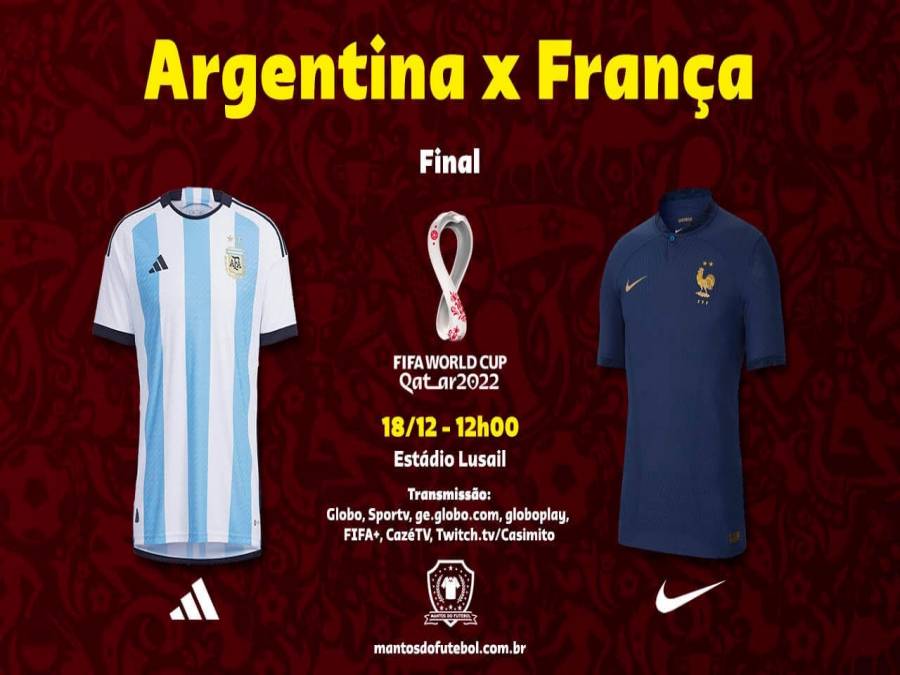 AO VIVO: Acompanhe o jogo entre Argentina e França na final da